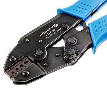 Кліщі для обпресування неізольованих клем 0,1-2.5 мм2 (27 - 13 AWG) HT1P200 фото