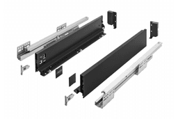 AXIS PRO комплект шухляди L-400 мм низький H86 Чорний PB-AXISPRO-KPL400A2 фото