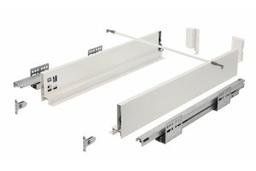 AXIS PRO Push to Open комплект шухляди L-400 мм низький H86 Білий PB-AXISPRO-P2O-KPL400A1 фото