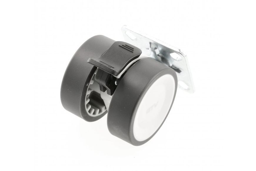 Меблевий ролик GTV CIRCO, 50 мм, 50 кг, сіре, зі стопором KM-CIRCO-50MM-ZH-19 фото