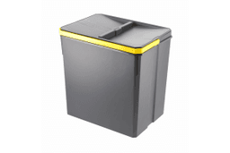 Відро для сміття AxiSpace Graphene 15 л - ціна за 10 кпл. (відро+кришка+ручка) PB-AS-W-15L фото