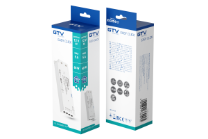 Блок живлення GTV SLIM EASY CLICK 12V 60W, 220-240VAC, IP20, розмір 190x62x21 мм LD-ZAS60WEC-30 фото