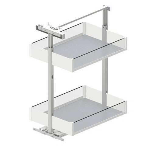 PURO CORNER SPACE 900-1000 (Front 40-55) універсальний Л/П метал/скло білий/прозорий WE35.0065.06.C75 фото
