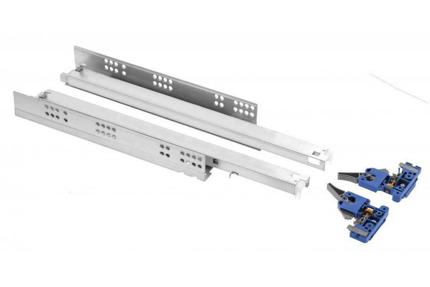 Направляюча MODERN SLIDE PRO прихованого монтажу повного висуву L-450 (16-18 мм) 3D PB-3D0SHX18-450-PRO фото