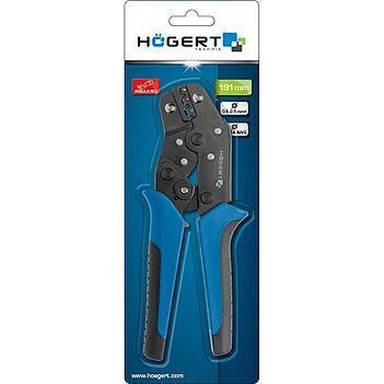 Кліщі для обпресування ізольованих клем 0,5-2,5 мм2 (22-14 AWG) HT1P160 фото