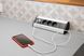 Подовжувач кутовий, 3х розетки з заземленням, 2xUSB 2.1A 5V, 230V AC, 3600W, алюміній AE-PBKT3U2U-80 фото 2