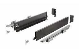 AXIS PRO Push to Open комплект шухляди L-400 мм низький H86 Чорний PB-AXISPRO-P2O-KPL400A2 фото