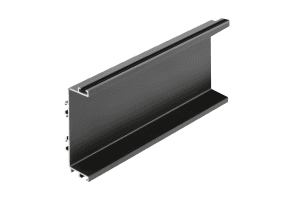 Профіль алюмінієвий, система без ручок VELLO з функцією LED, C, чорний, L=4,10 м PA-VELLO-C4M-20M фото
