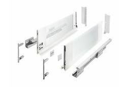AXIS PRO комплект шухляди зі скляними боковинами L-350 мм H120 Білий PB-AXISPRO-GLASS-KPL350C1 фото