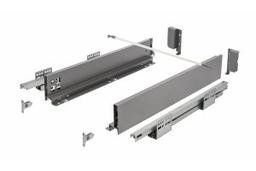 AXIS PRO Push to Open комплект шухляди L-550 мм низький H86 Антрацит PB-AXISPRO-P2O-KPL550A фото