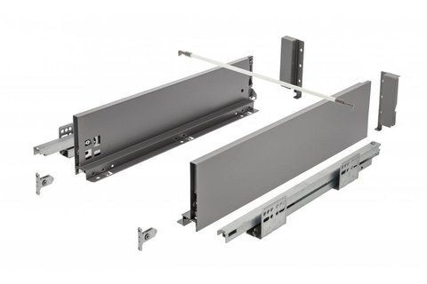 AXIS PRO Push to Open комплект шухляди L-300 мм середній H120 Антрацит PB-AXISPRO-P2O-KPL300B фото
