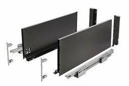 AXIS PRO Push to Open комплект шухляди L-550 мм середній H168 Чорний PB-AXISPRO-P2O-KPL550C2 фото