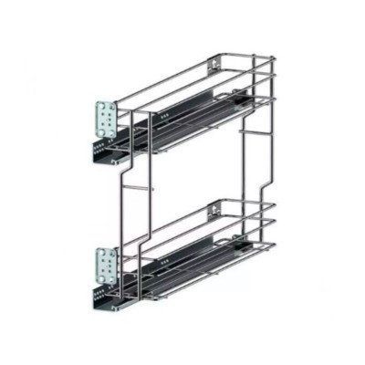 VARIANT MULTI Кошик бічний 200 L-450 prawe (BLUM повне висунення) хром/графіт WE29.0676.01.FO6 фото